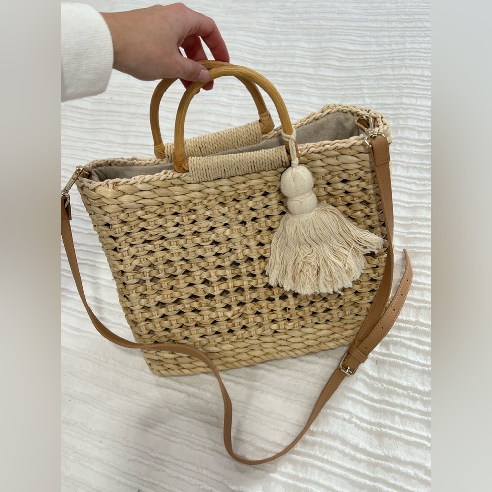Zara straw bag